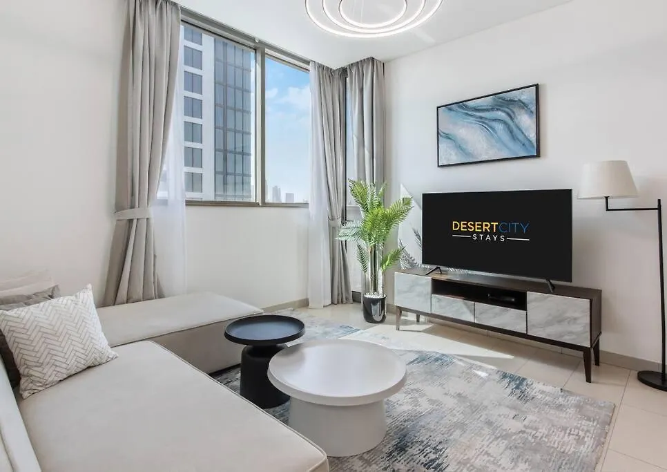 Fully Furnished 2 Bed In Sobha Creek Vista Reserve, Hosted By Desert City Stays Dubai Apartment
