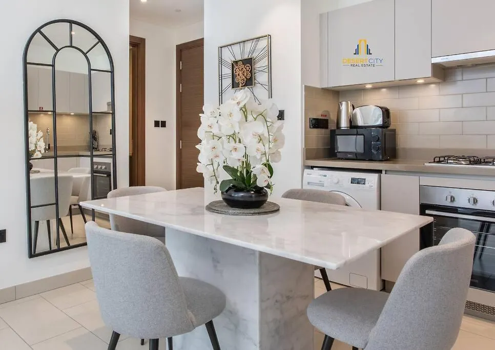 Fully Furnished 2 Bed In Sobha Creek Vista Reserve, Hosted By Desert City Stays Dubai Apartment